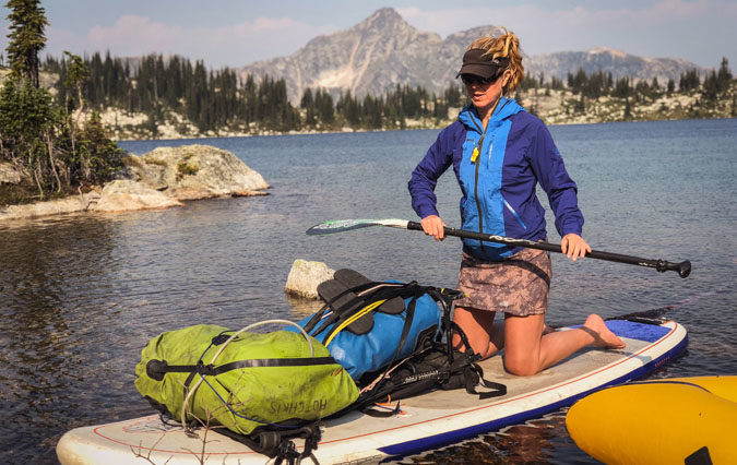 Stowing Gear on paddleboard